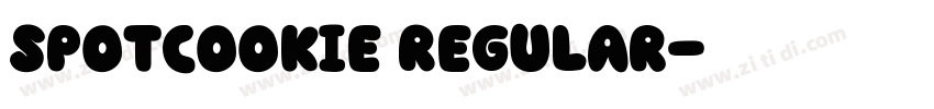 SpotCookie Regular字体转换
